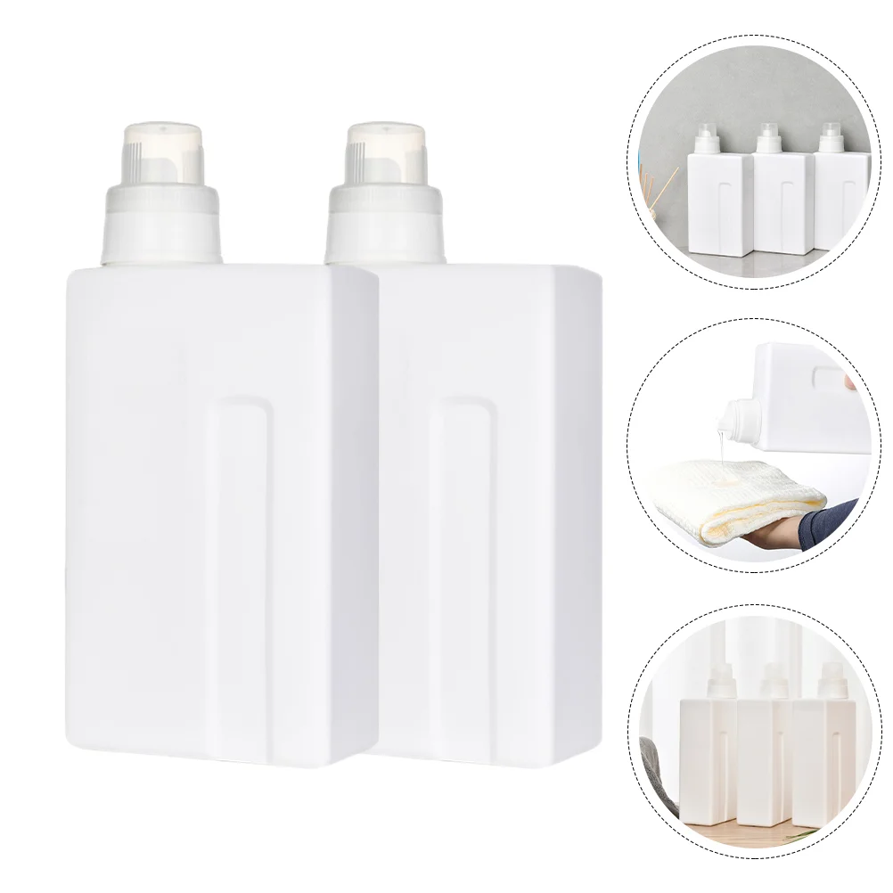 

Laundry Bottle Detergent Dispenser Container Lotion Subliquid Soap Bottles Empty Refillable Holder Canister Washbeads