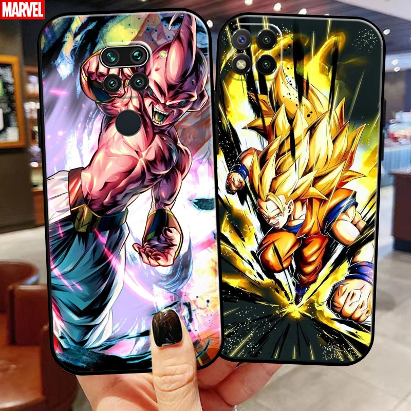 

Goku Dragon Ball For Xiaomi Redmi Note 9 Pro Max 9T 5G Phone Case Silicone Cover Black Funda Back Carcasa