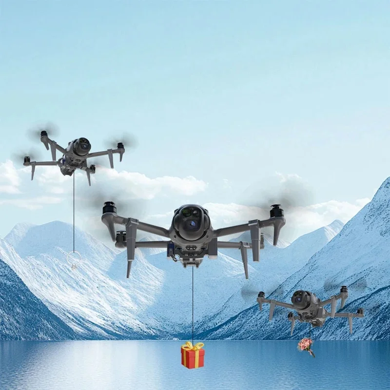 Фото Для DJI Mavic 4 Pro: система сброса груза с шасси, система сброса с воздуха, система транспортировки аксессуаров. №3