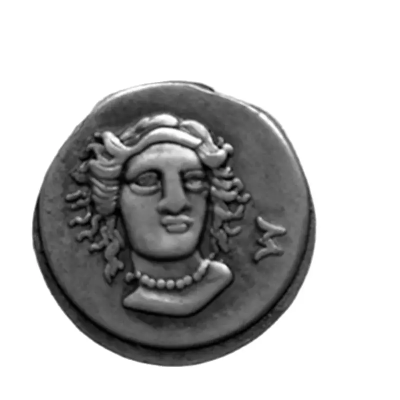 

G(63) греческая древняя Венера афродит BC 380-350 посеребренные копировальные монеты