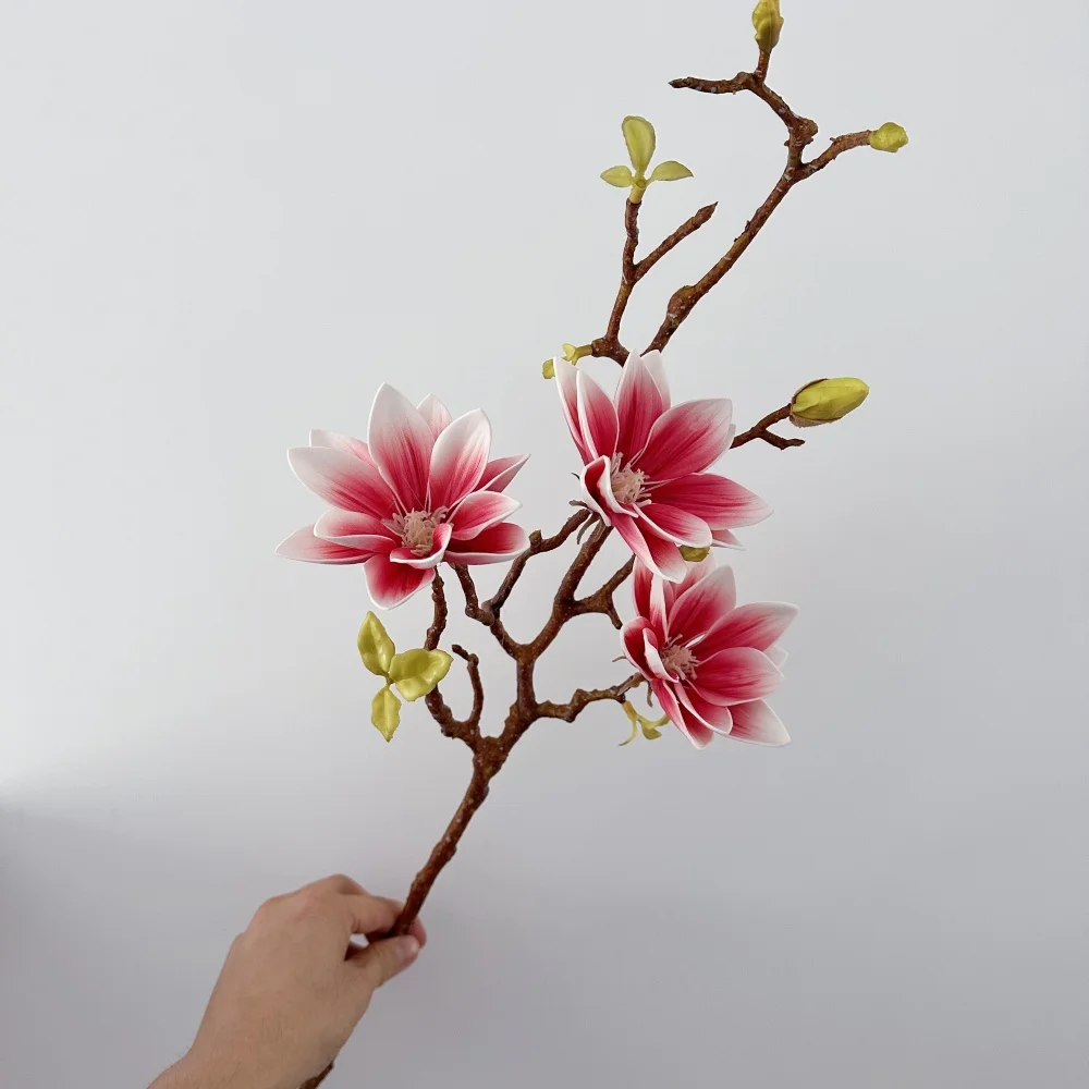 

Искусственный цветок магнолии 70 см