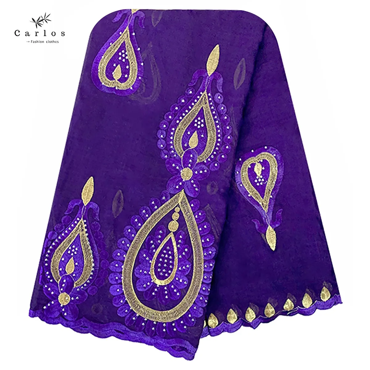 Лидер продаж 2022 мусульманский шарф большой размер 100% хлопковый Африканский