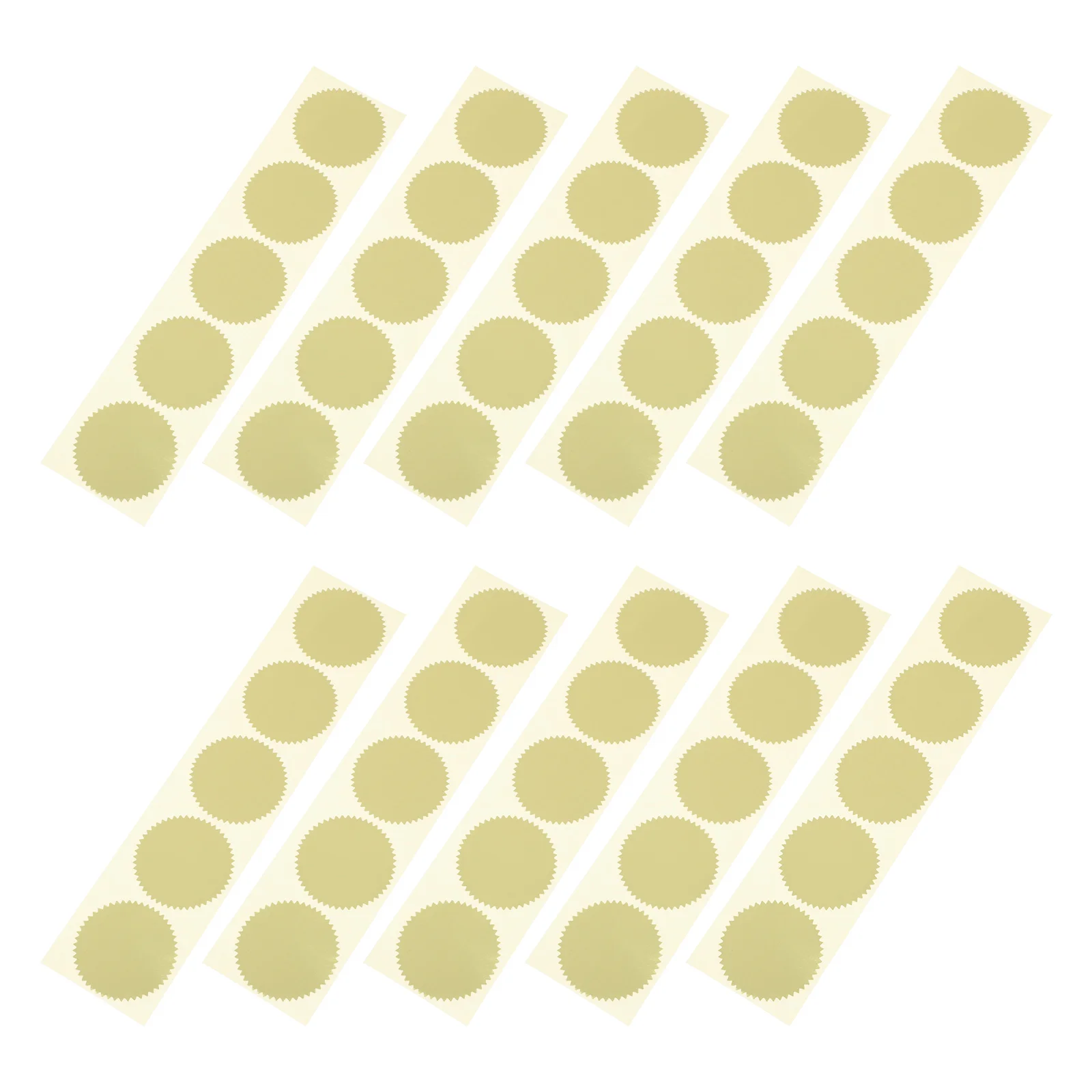 

100Pcs Gear Shape Seal Stickers Metallic Certificate Stickers Embosser Stamp Stickers for Party Favors Greeting Cards