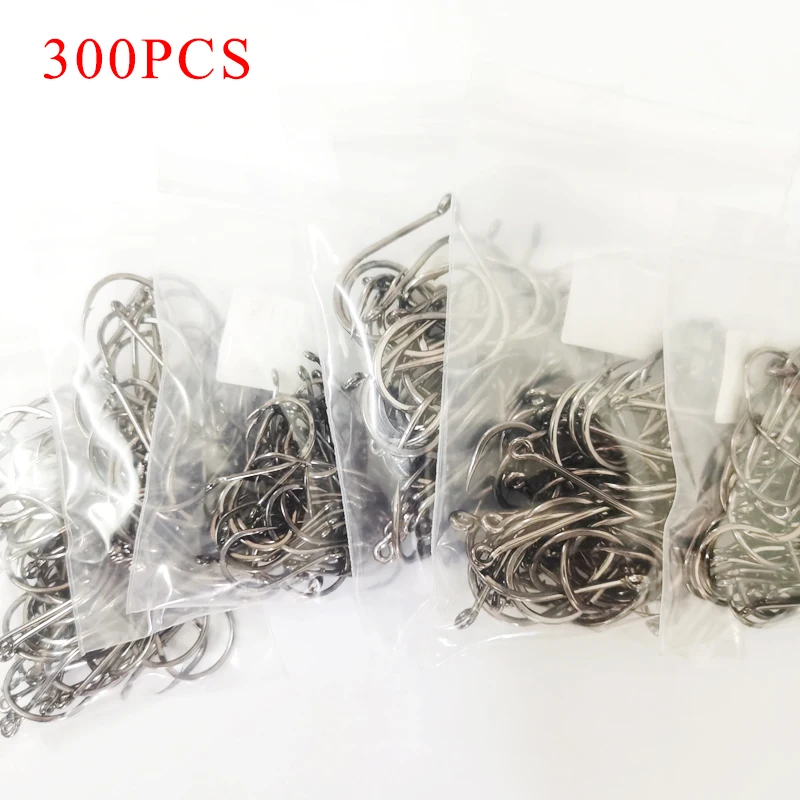 

300 шт., рыболовные крючки для ловли карпа