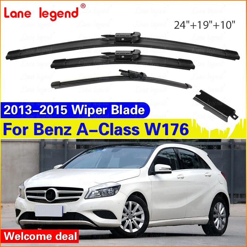 Передние и задние щетки стеклоочистителя для Mercedes Benz A Class W176 2013 2014 2015 AMG A Klasse A200 A180 A160 A45, аксессуары для резки щеток