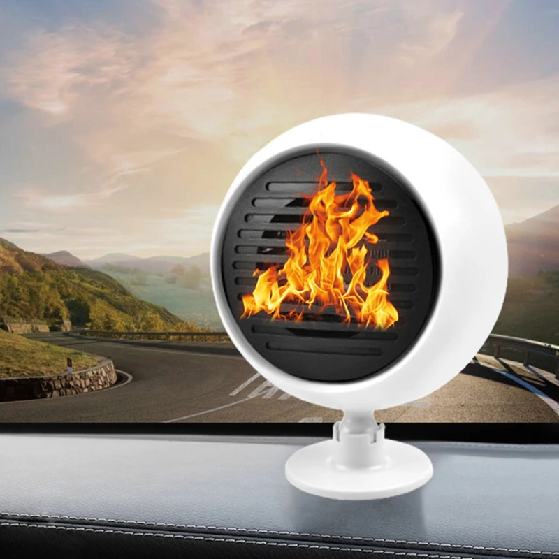 

12V 240W Car Heater Electric Cooling Heating Fan Portable Electric Dryer Windshield Defogging Demister Defroster
