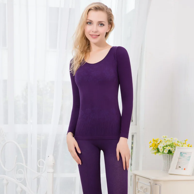electric thermal underwearUnderwear thermal top winter bottoming women's autumn clothing long pants suit underwear seamless