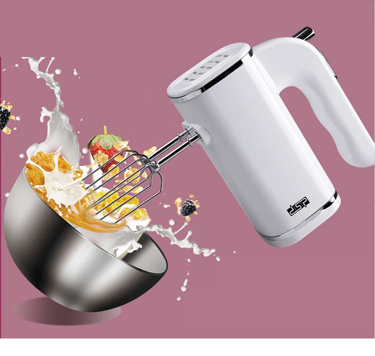 

200W 220V 5-Speed Dough Hand Mixer Food-Blender Multifunctional Handheld Food Processor Automatic Electric Kitchen Mixer Tool