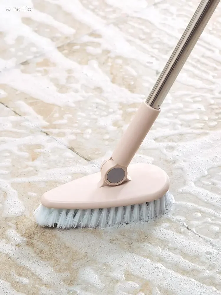 

Household bathroom long-handled brush outdoor floor tile ceramic tile to scrub brush toilet bath floor cleaning brush