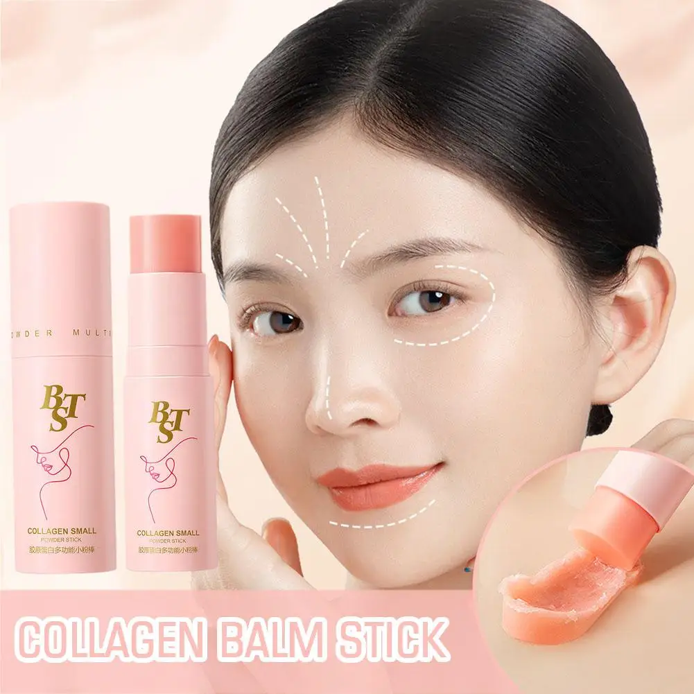 

Collagen Multi Balm Stick Wrinkle Bounce Anti-Wrinkle Korean Brighten Skin Tone Cosmetics Moisturizing Smooth 10g Rejuvenat K9Z3