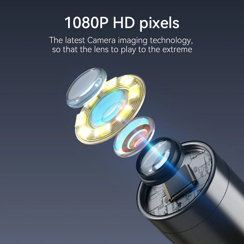 Эндоскоп KERUI 2 МП с экраном 4 3 IPS для канализационных труб двойной объектив