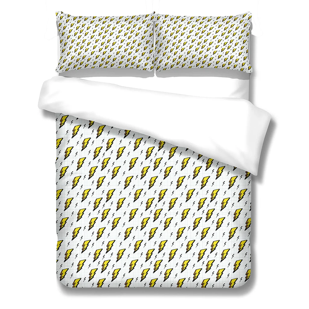 Комплект постельного белья HUANZHUANG для девочек комплект из 3 предметов с желтым