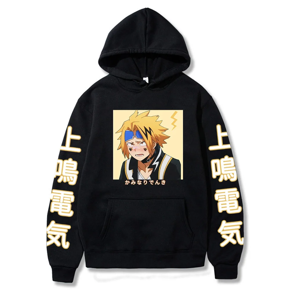 

Anime My Hero Academia Manga Sweatshirts Men women Hoodie Cosplay costume Kaminari Denki Hoodies