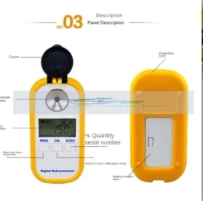 Витрина digitale misuratore концентри коммерido idrogeno элетtronico DR803 rifrattometro di soff del