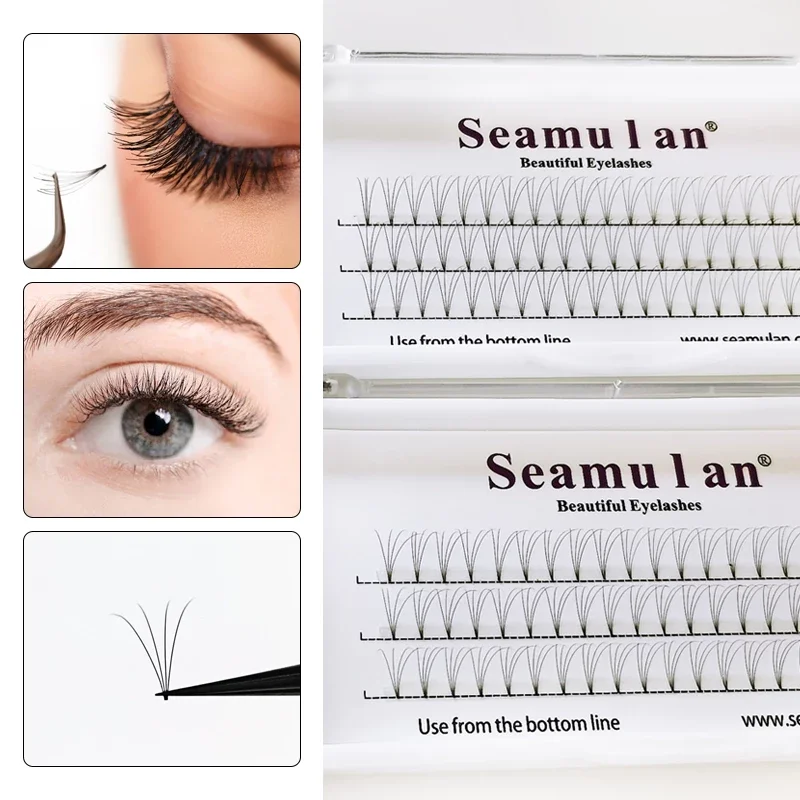 

Eyelash Premade Wide Fans 3D/4D/5DShort Stem Russian Volume Professional Eyelash Extensions Artificial Lifting Eyelashes