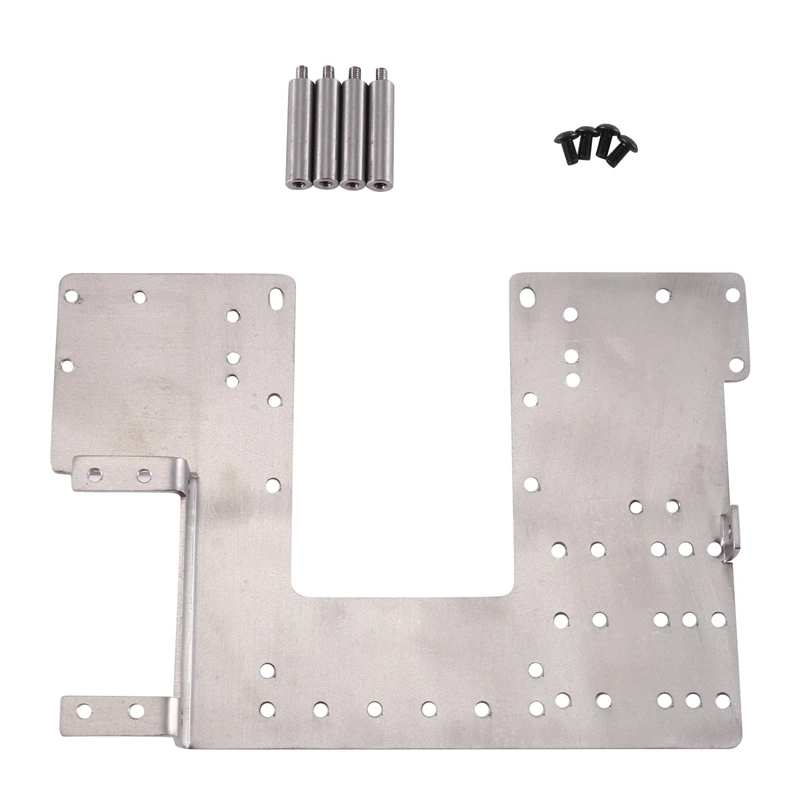 

Metal Stainless Steel Second Floor Plate Upper Plate For Tamiya 1/14 RC Truck Tractor Car Upgrades Parts