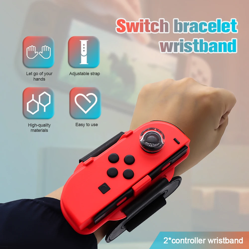 

1 Pair Game Controller Bracelet Armband for Nintendo NS Switch Joy-Con Controller Wrist Dance Band Armband For Switch Gamepad