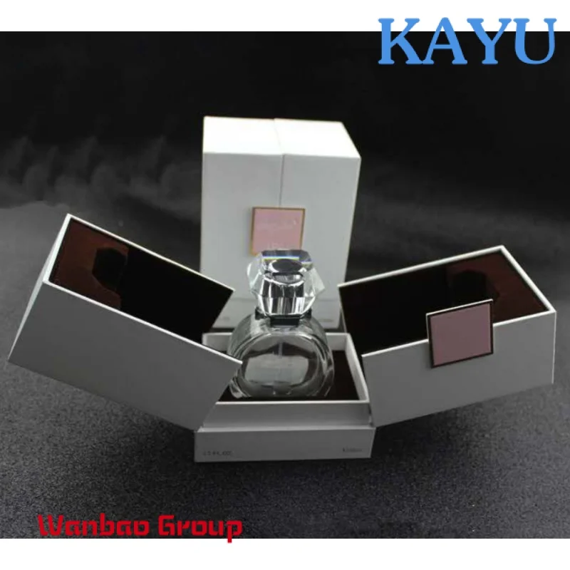 Custom printing oud essential oil attar parfum bottle packaging gift box luxury fragrance perfume packaging box