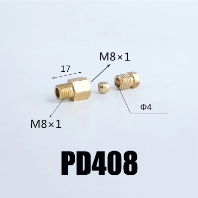 

Латунный Соединительный фитинг с обжимным кольцом для системы смазки маслом подходит для труб с наружным диаметром 4 мм, 6 мм, 8 мм