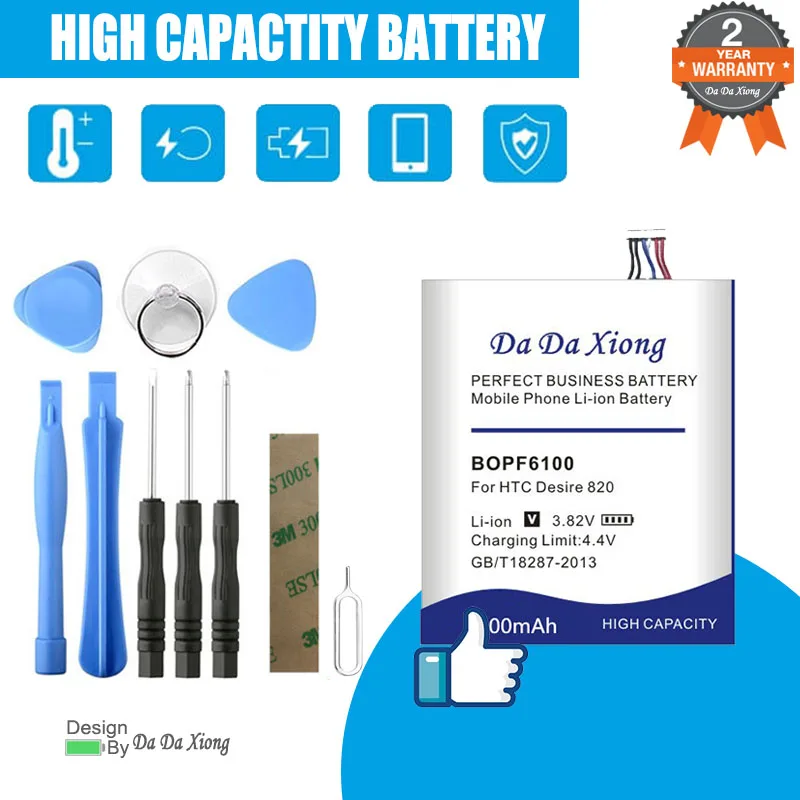 

2023 BOPF6100 4300mAh Battery For HTC Desire 820 D820u 820Q 826W D826 D820t 826T