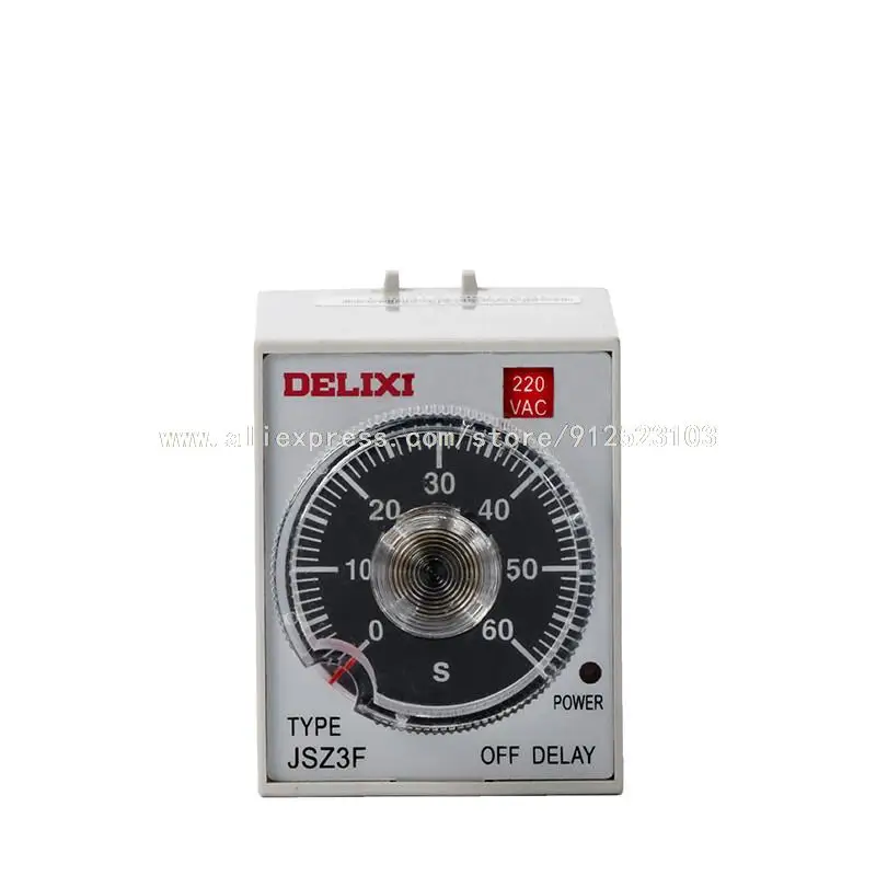 

DELIXI Sakelar Pengatur Waktu Relai Waktu Daya Potong JSZ3F Waktu Tunda 30S 220V 380V