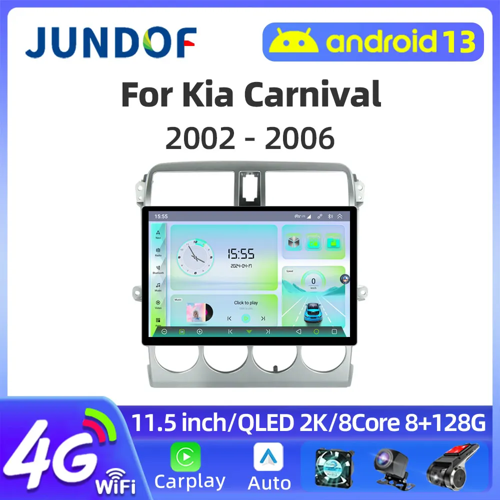 Автомагнитола 2 din для Kia Carnival UP GQ 11 5-2000 1200 дюйма 2002*2006 P GPS