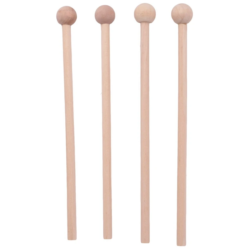 

40 Pair Wood Mallets Percussion Sticks For Energy Chime, Xylophone, Wood Block, Glockenspiel And Bells