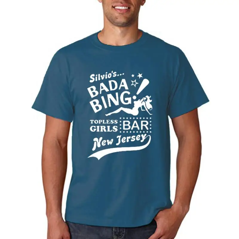

Женская футболка с надписью «The футболка с изображением персонажей сериала «Клан Сопрано» Bada Bing Club», выполненная по культовой серии TV & DVD, но...