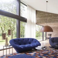 3d fabric ploum sofa for living room modern unique design hotel home office furniture