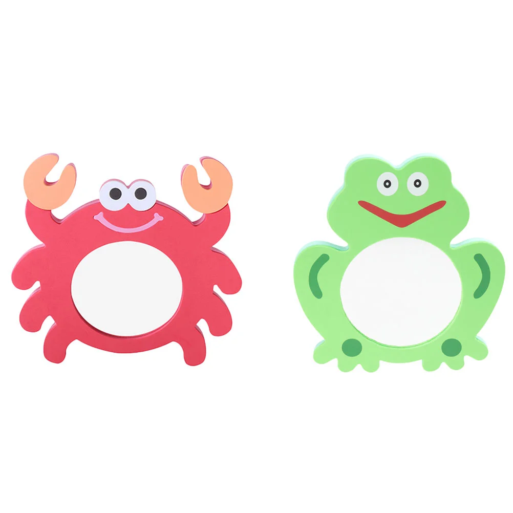 

Mirror Bathtoys Baby Kids Bathtub Cartoon Floating Showereducational Bathing Frog Water Crab Time Toddler Play Funny Tummy Game