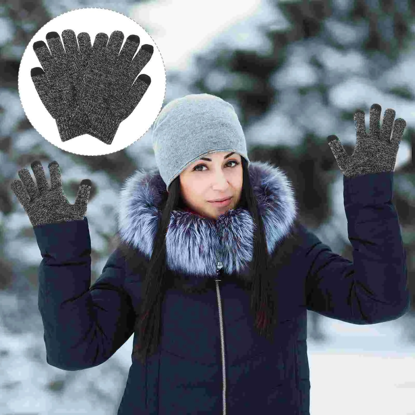 

Warming Gloves Hand Warmer Winter Men Running Hands Cold Weather Cycling Mens Man