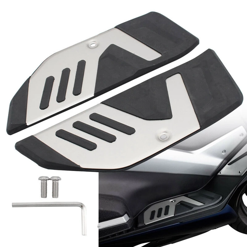 Подставки для ног Нескользящие подставки педалей акселератора Yamaha TMAX T-MAX 530 2017 2018