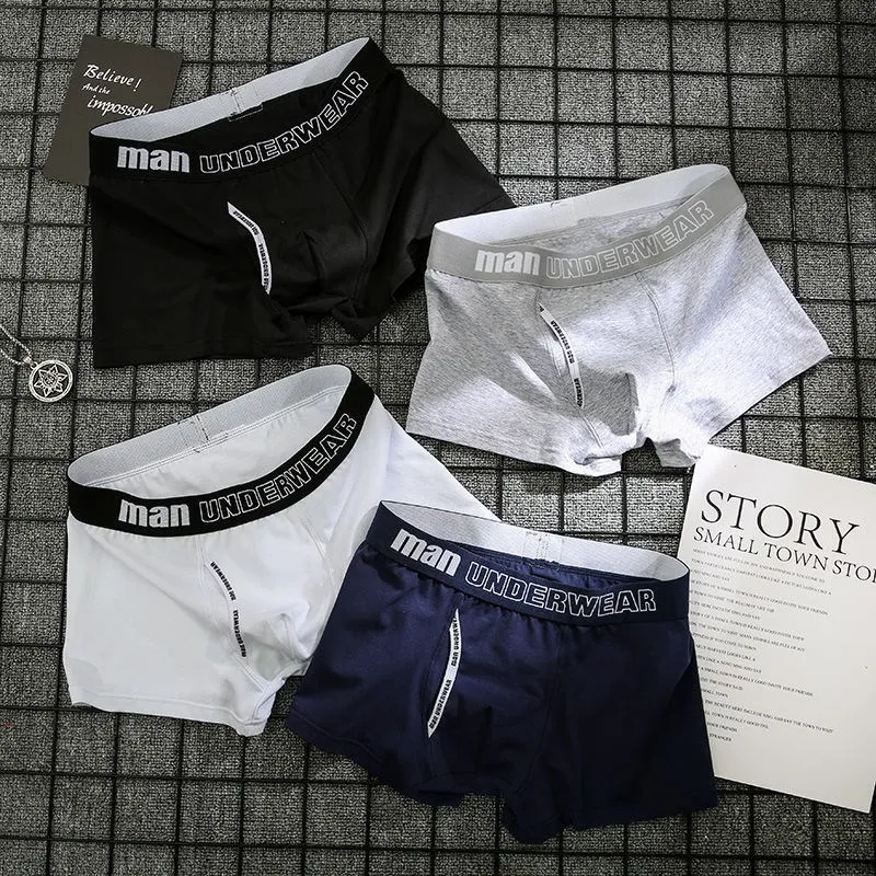 6pcs/Lot Cotton Mens Underpants Soft Boxer Men Breathable Solid Underwear Flexible Boxershorts Cuecas Vetement Homme 365