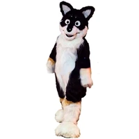 husky mascot fox dog cartoon high end custom mascot walking puppet animal clothing headgear