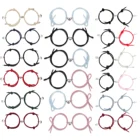 2 шт Магнитный браслет замок подвеска в форме сердца Парные браслеты из нержавеющей стали для любимой, подруги оплетка веревки браслеты на магните, ювелирное изделие, подарок