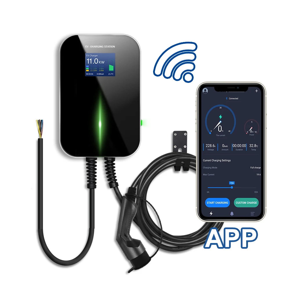 

3.6KW APP Mode3 AC EV Charging Station for Electric Vehicle