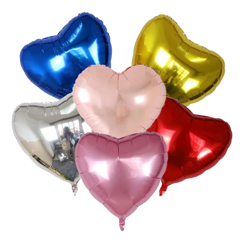30-дюймовый воздушный шар в форме сердца подходит для вечеринок по случаю дня