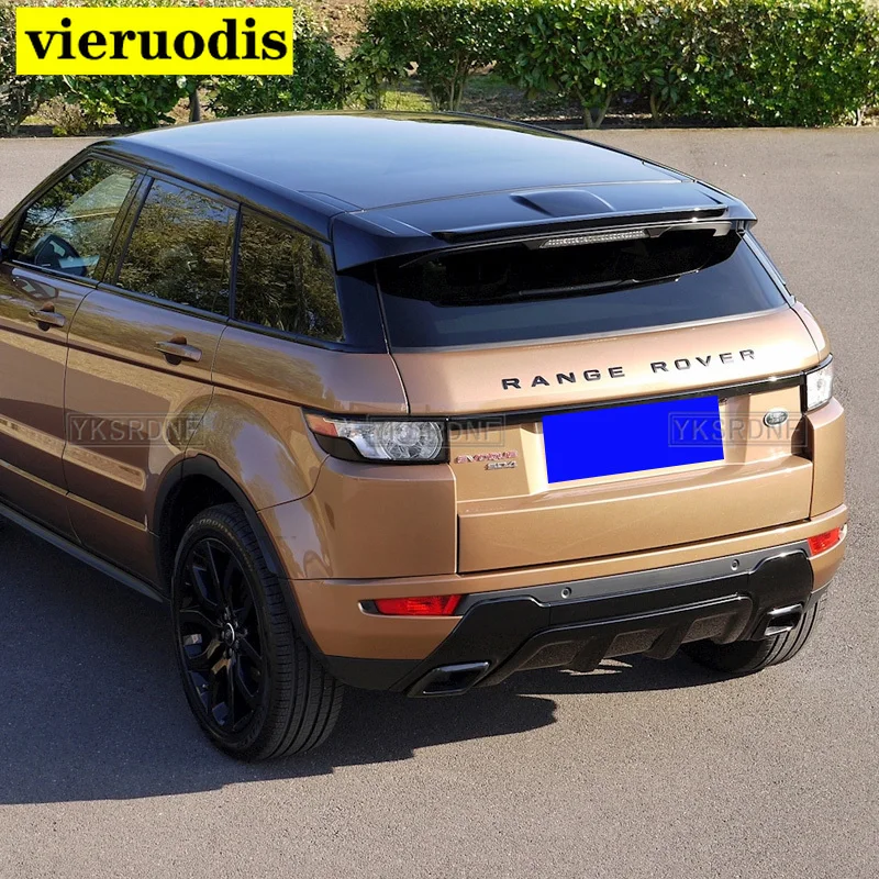 

High Quality ABS For Land Rover Range Evoque Rear Roof Spoiler Wing Automobile modification and decoration 2010-2015