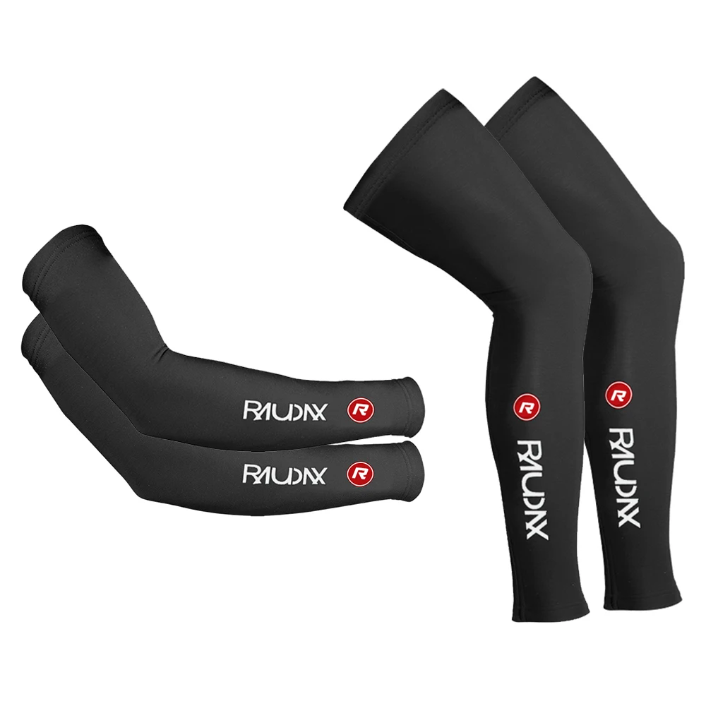 

Summer Raudax Leg Warmers Black UV Tection Cycling Arm Warmer Breathable Bicycle Running Racing MTB Bike Leg Sun 2023 Protection