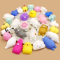 random 5 10pcs kawaii mochi kids toy squeeze cute soft slow rising squishy toys funny hand mini gift toys adult stress reliever