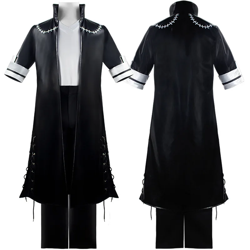 

DaBi Black Outfit Leather Trench Cosplay Costume Full Set