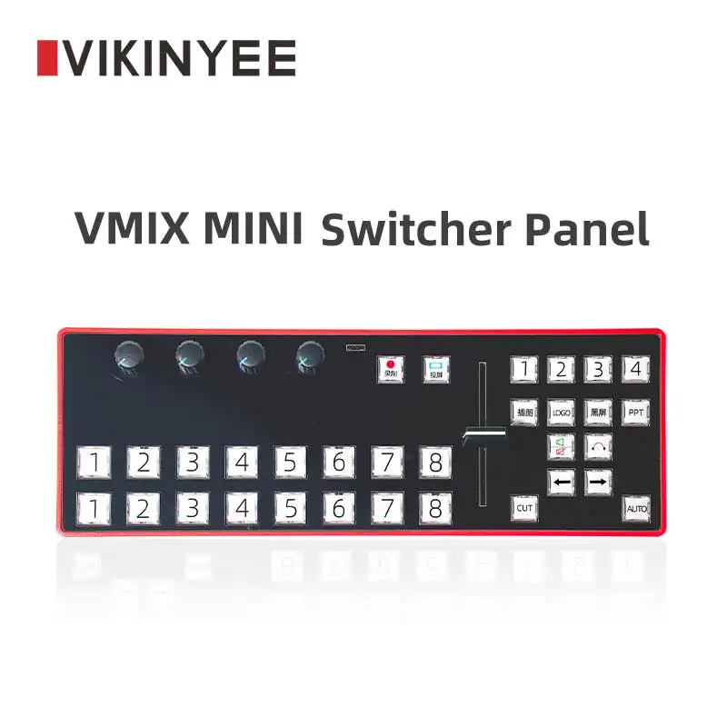 Live midi 2.0 software with control panel for new media type-c recording switchboard Keyboard customization Vmix Mini Switcher
