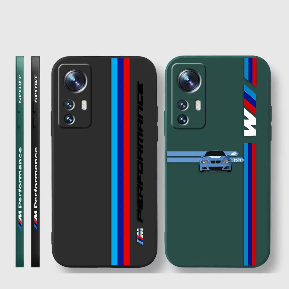Phone Case For Xiaomi 13 12 12T 12S 11 11T 10 10S 9 8 Pro Ultra Lite Colour Case Cover Funda Cqoue Shell Luxury M-BMW Sports Car