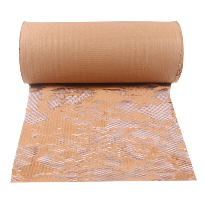 

1 Rolls Packaging Paper 14.9 Inch X 164' Honeycomb Cushioning Wrap Perforated-Packing Honeycomb For Packing & Moving