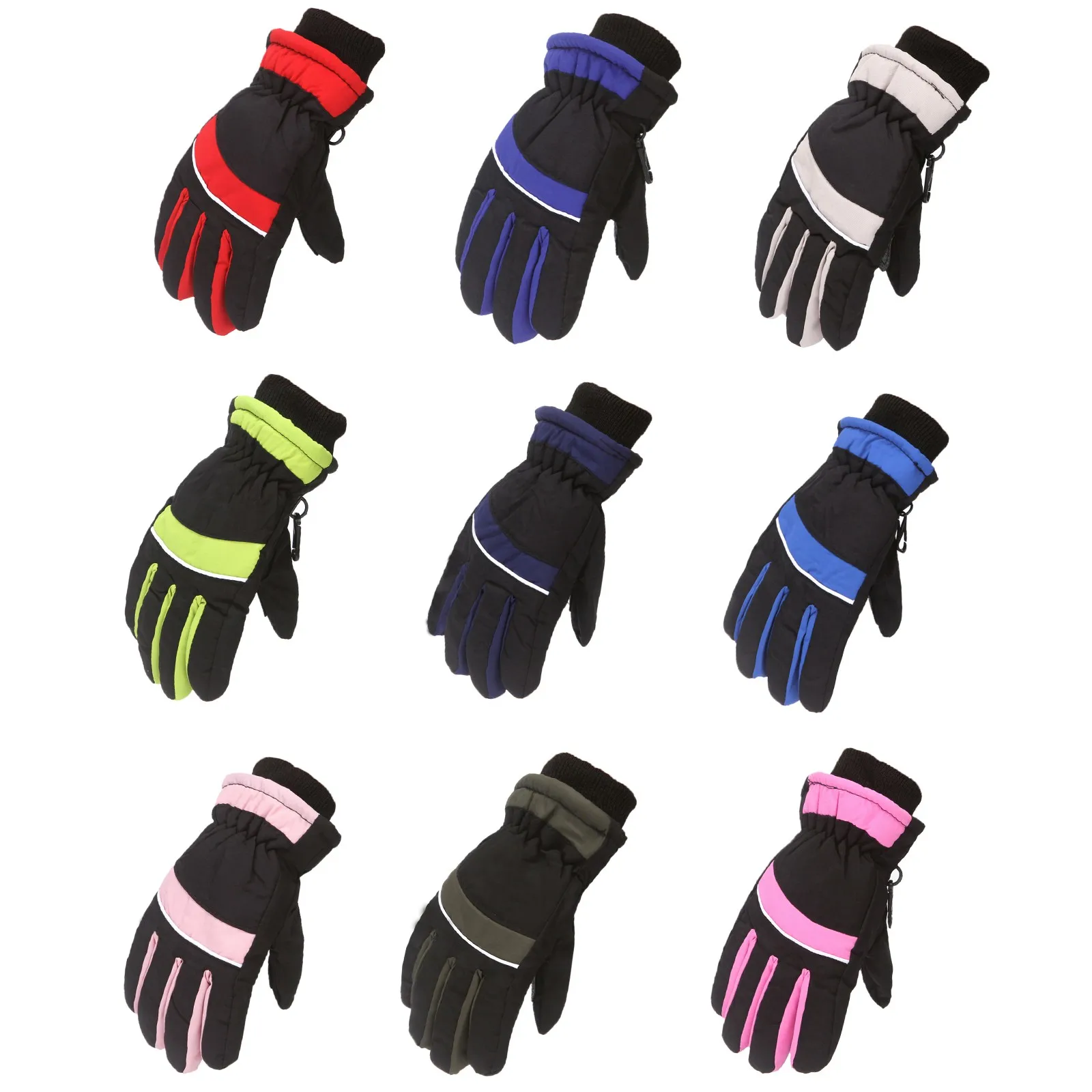 

Winter Kids Years Windproof Ski Warm Old Suit Outdoor Snow Snowboarding Gloves Boys Skating Girls For 3-5 Kids Snow Gloves