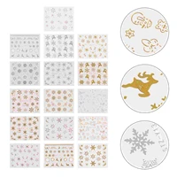 30pcs nail sticker lightweight snowflake nail decals nail accessories for costume
