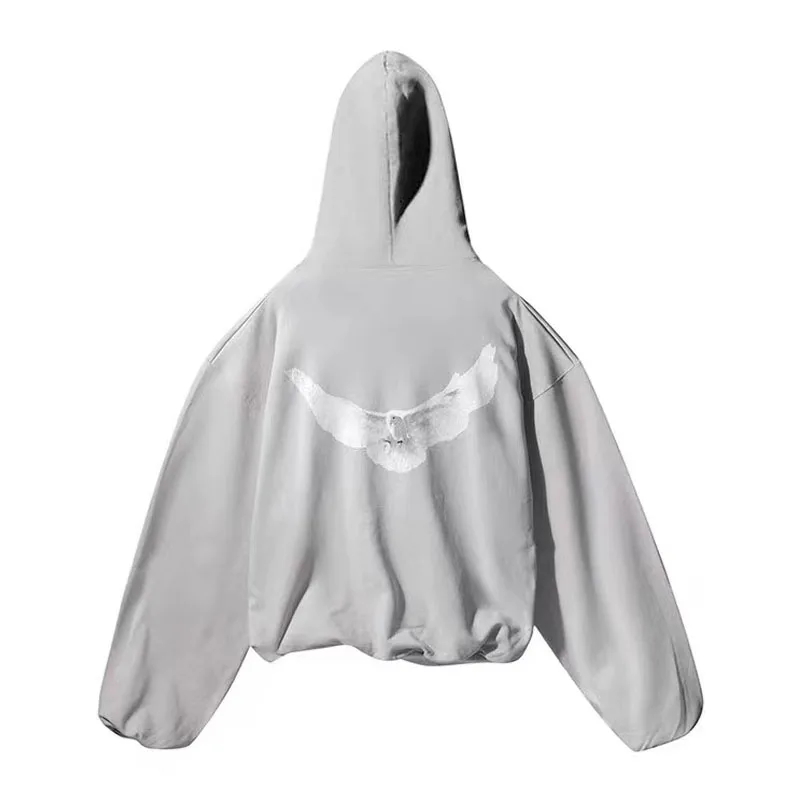 Толстовка Kanye West с капюшоном для мужчин и женщин уличная одежда оверсайз модные