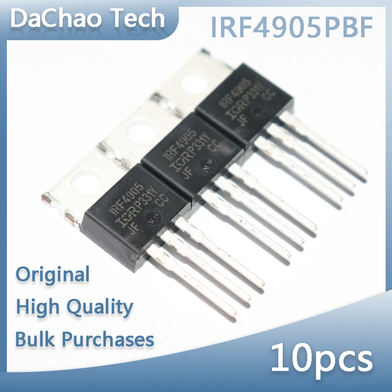 

Оригинальный Новый ИК полевой транзистор IRF4905PBF IRF4905 74A 55 в 200 Вт TO-220, 10 шт.
