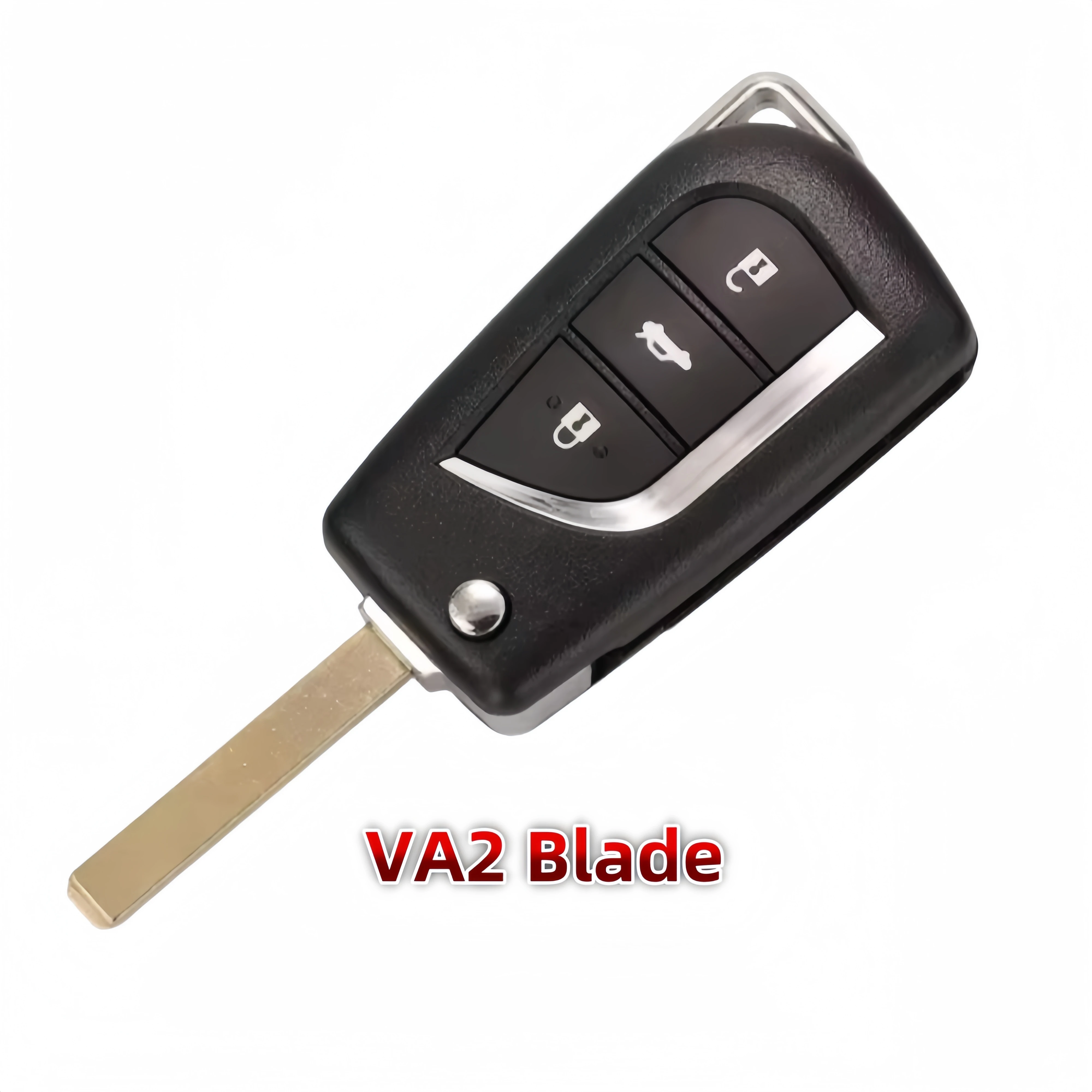 

XJMYNB складной корпус дистанционного ключа для Toyota Levin Camry Reiz Highlander Corolla, чехол для ключей VA2 Toy48 Toy43 Blade 2/3/4BTN