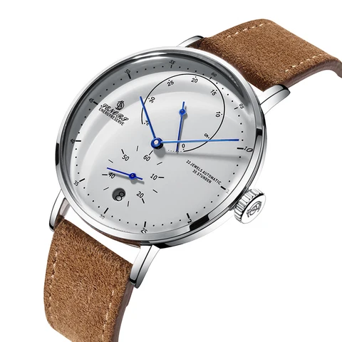 Мужские часы с выпуклым зеркалом, роскошные оригинальные водонепроницаемые автоматические механические часы ведущего бренда для мужчин, модные стильные мужские часы
